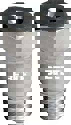 Stainless Steel Maximum Free Passage Nozzle: 3/8